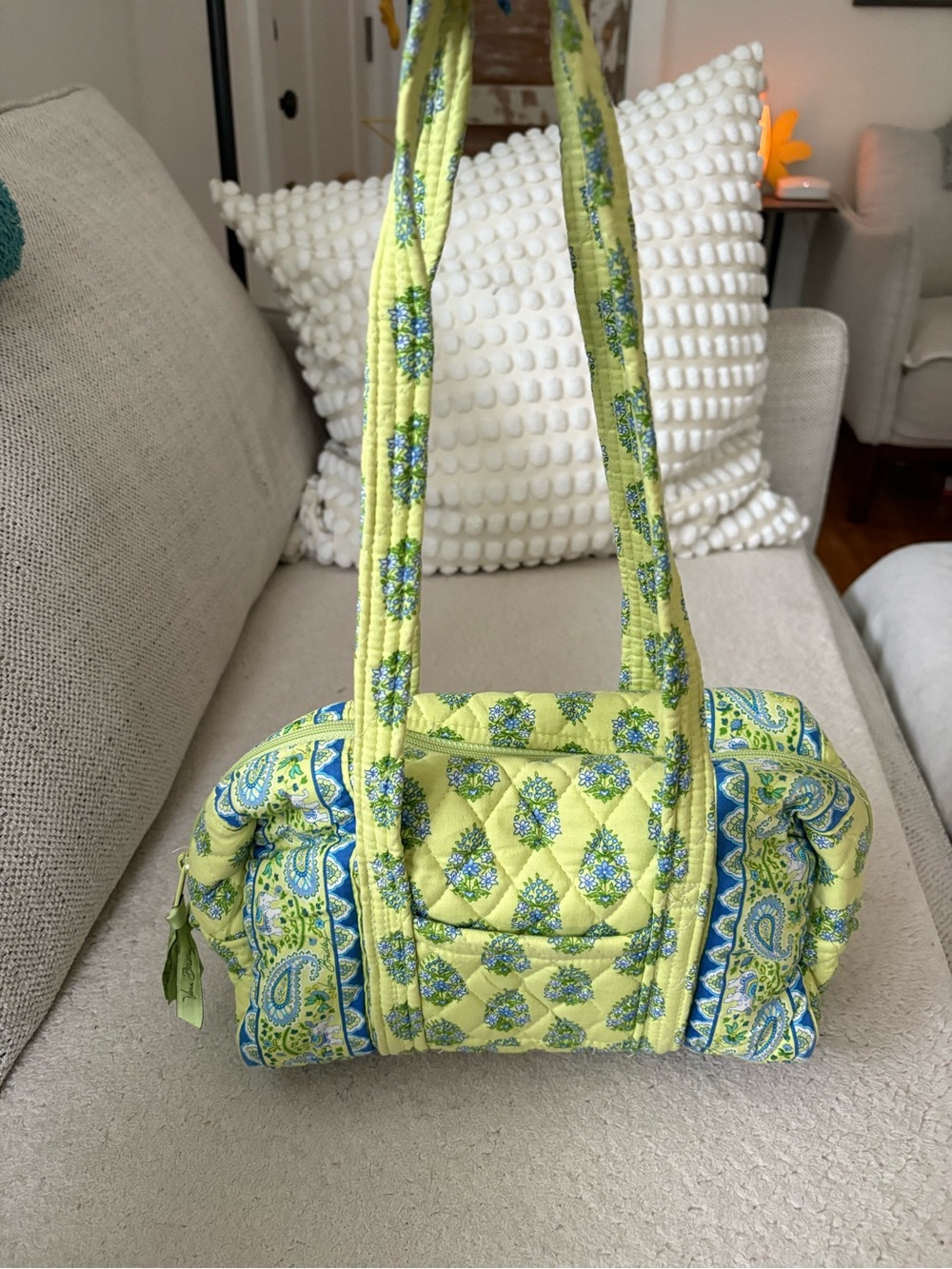 Vera Bradley Citrus Paisley Original Handbag